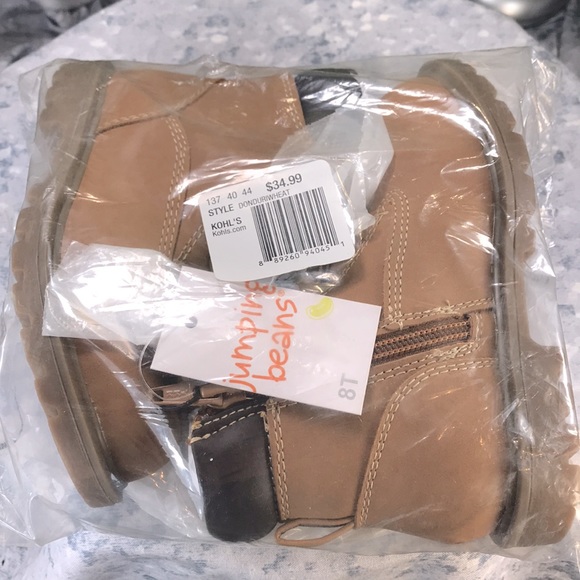 Jumping Beans Donduri Wheat Zip-Up Casual Hiker Toddler Boys 8T🌟NWT&NIB🌟 - Picture 9 of 10